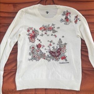 Dior embroidered sweater